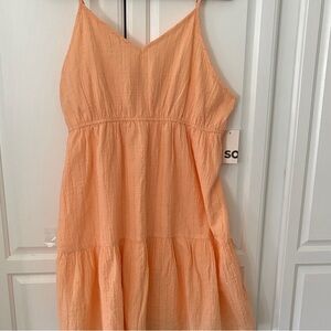 SO Light Orange Casual Dress